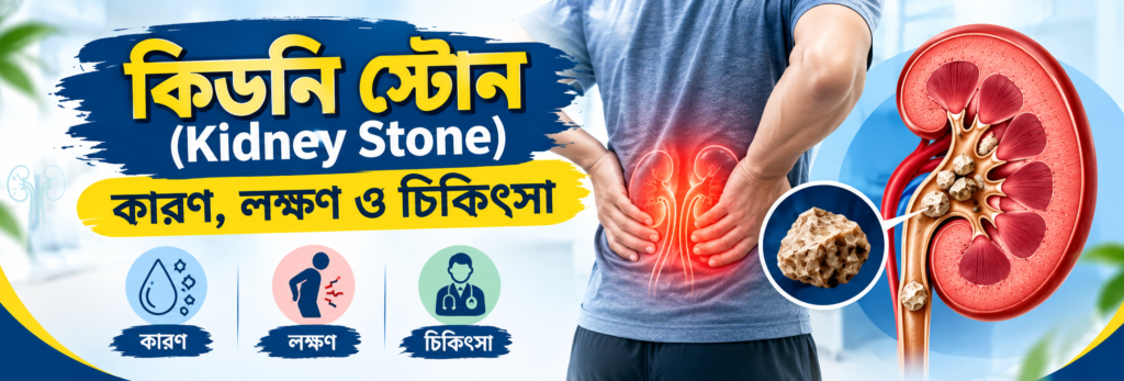 কিডনি স্টোন (Kidney Stone) কারণ, লক্ষণ ও চিকিৎসা- RMSH