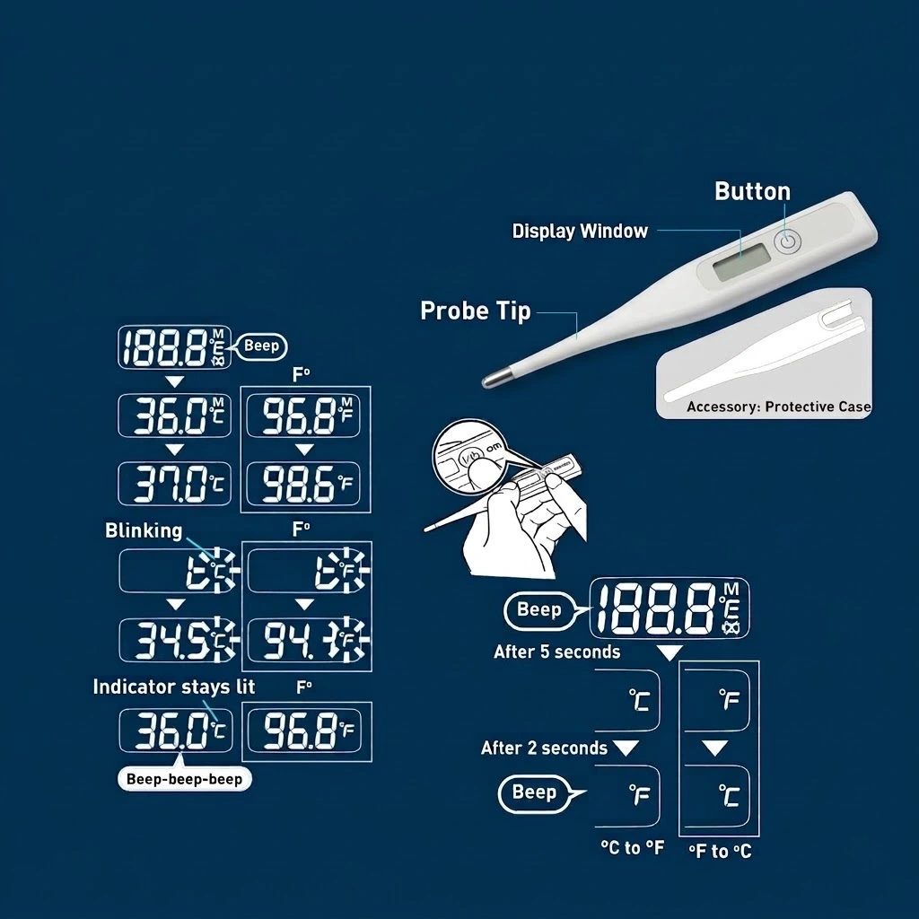 Omron Digital Thermometer MC-246 - RMSH